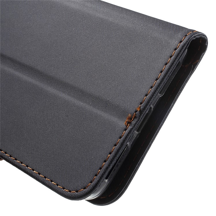 ROAR KOREA Twill Grain Leather Wallet Case for Xiaomi Redmi Note 4 - Black-9