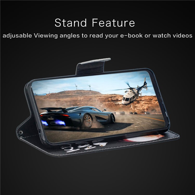 Pattern Printing PU Leather Magnetic Wallet Stand Cover for Xiaomi Redmi Note 6 Pro - Kiss My Ass-6