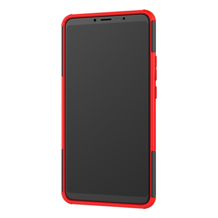 Cool Tyre Hybrid PC + TPU Kickstand Accessory Cover for Xiaomi Mi Max 3 - Red-7