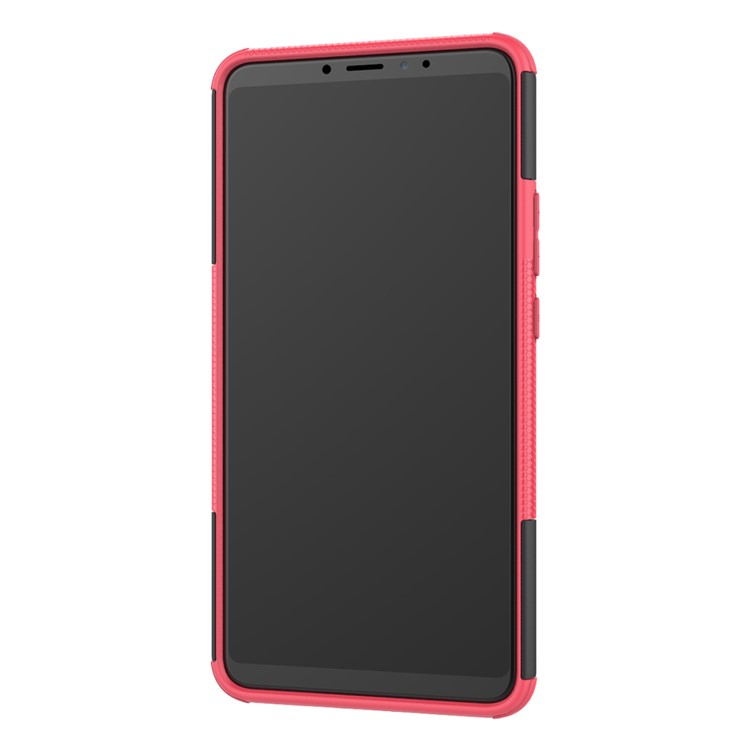 Cool Tyre Hybrid PC + TPU Kickstand Case Cover for Xiaomi Mi Max 3 - Rose-7
