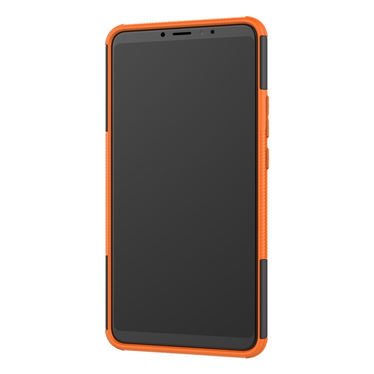 Cool Tyre Hybrid PC + TPU Kickstand Mobile Cover for Xiaomi Mi Max 3 - Orange-7