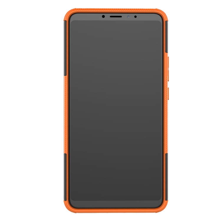 Cool Tyre Hybrid PC + TPU Kickstand Mobile Cover for Xiaomi Mi Max 3 - Orange-8