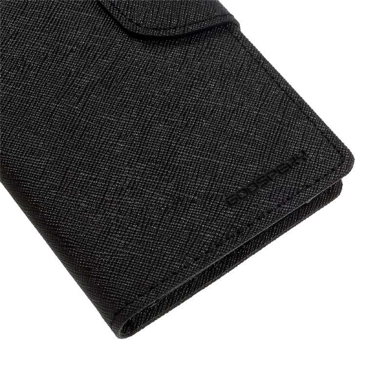 MERCURY GOOSPERY Fancy Diary Leather Wallet Cover for Xiaomi Redmi Note 4 - Black-7