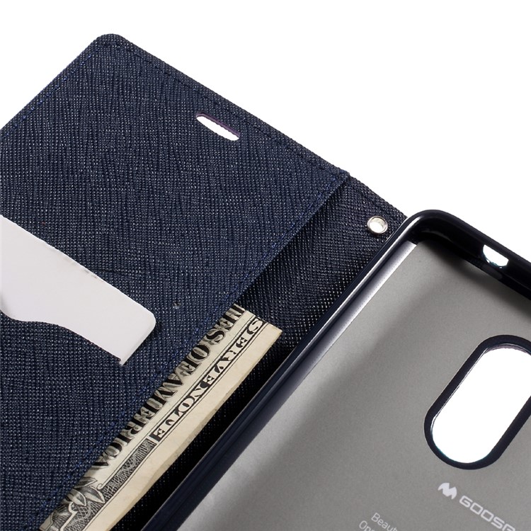 MERCURY GOOSPERY Diary Leather Stand Card Slot Cover for Xiaomi Redmi Note 4 - Purple-9