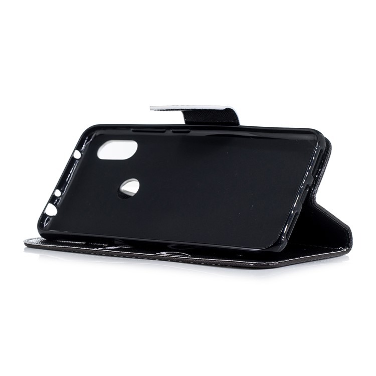 Pattern Printing Leather Wallet Stand Case Cover with Stand for Xiaomi Redmi Note 6 Pro - Angry Face-10