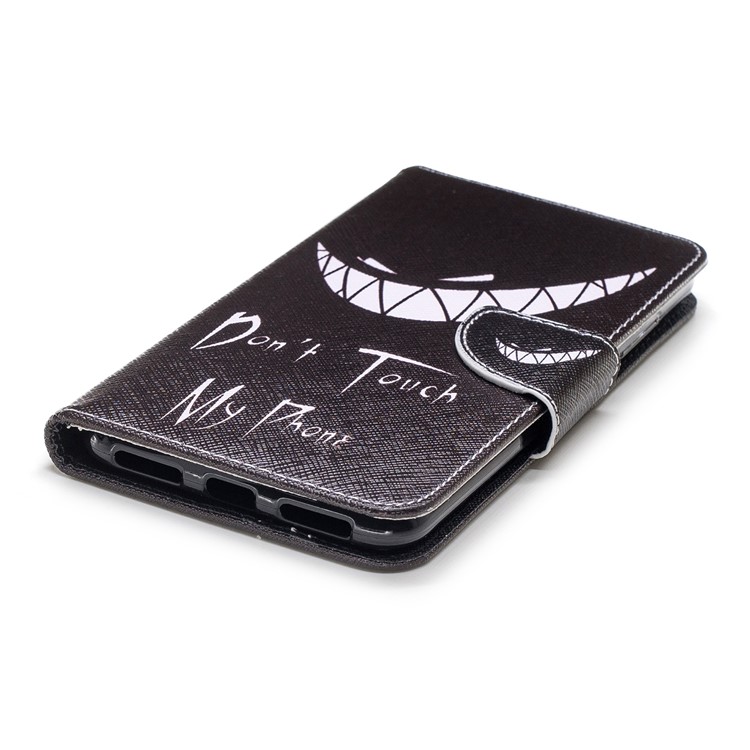 Pattern Printing Leather Wallet Stand Case Cover with Stand for Xiaomi Redmi Note 6 Pro - Angry Face-11