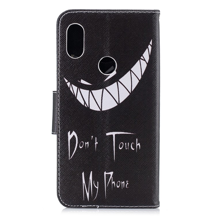 Pattern Printing Leather Wallet Stand Case Cover with Stand for Xiaomi Redmi Note 6 Pro - Angry Face-8