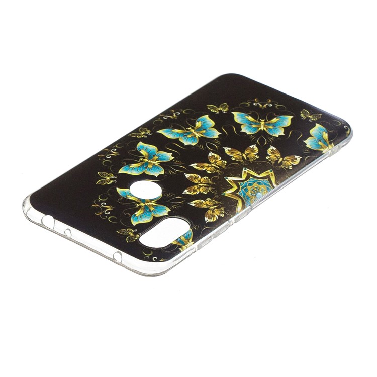 Pattern Printing TPU Case for Xiaomi Redmi Note 6 Pro - Colorized Butterfly-4