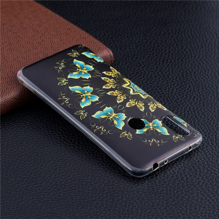 Pattern Printing TPU Case for Xiaomi Redmi Note 6 Pro - Colorized Butterfly-7