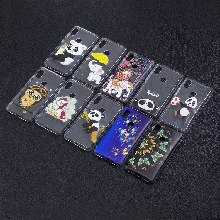 Pattern Printing TPU Case for Xiaomi Redmi Note 6 Pro - Colorized Butterfly-8
