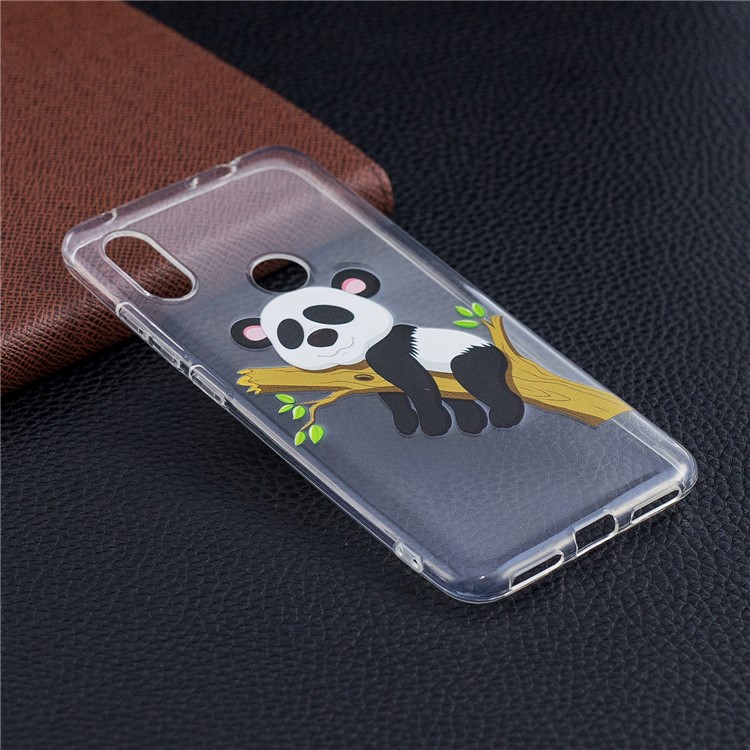 Pattern Printing TPU Protection Phone Shell for Xiaomi Redmi Note 6 Pro - Panda Climbing Tree-6