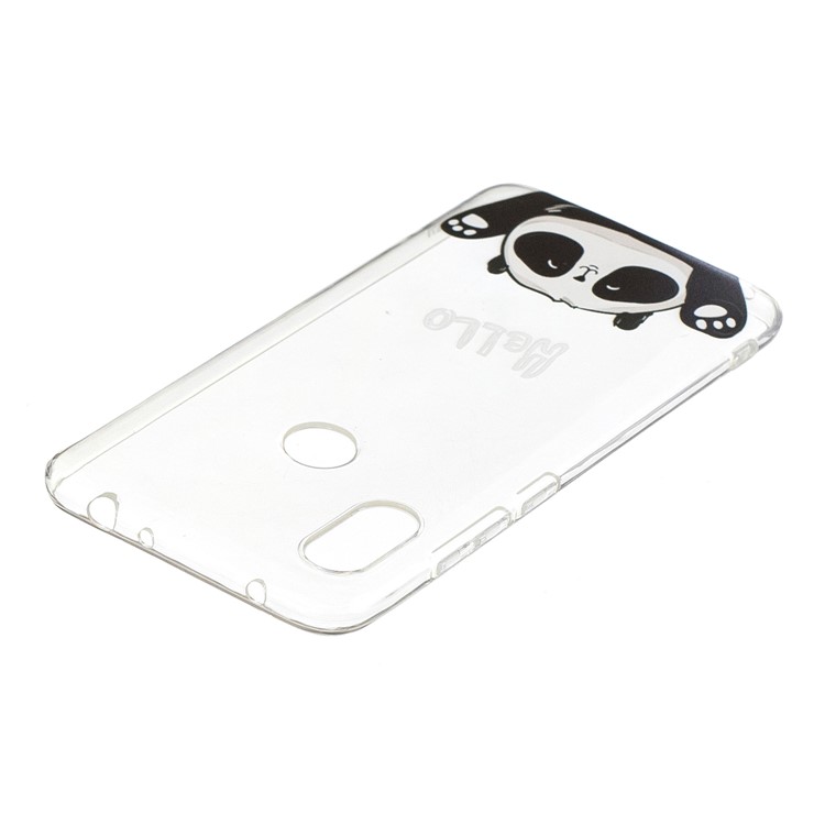 Pattern Printing Flexible TPU Mobile Phone Case for Xiaomi Redmi Note 6 Pro - Hello-4