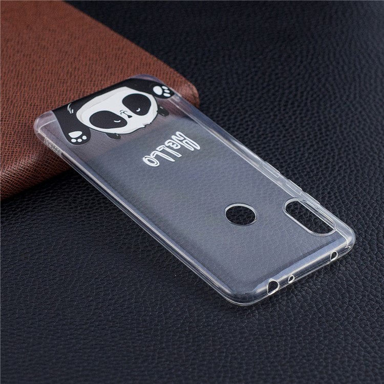 Pattern Printing Flexible TPU Mobile Phone Case for Xiaomi Redmi Note 6 Pro - Hello-7