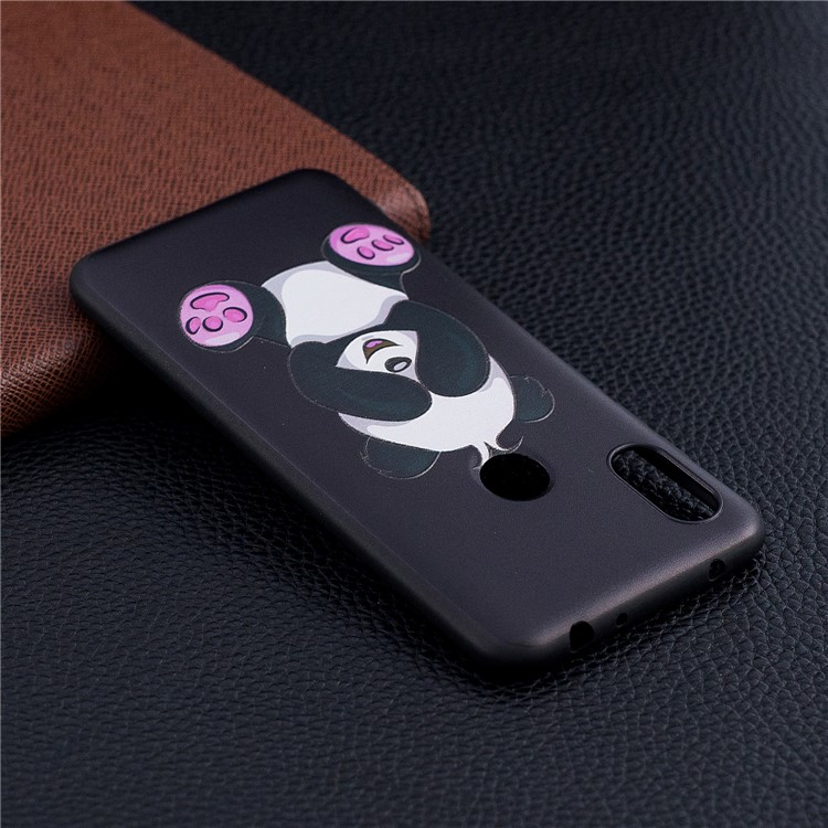Pattern Printing Embossed TPU Cover for Xiaomi Redmi Note 6 Pro - Cute Panda-7