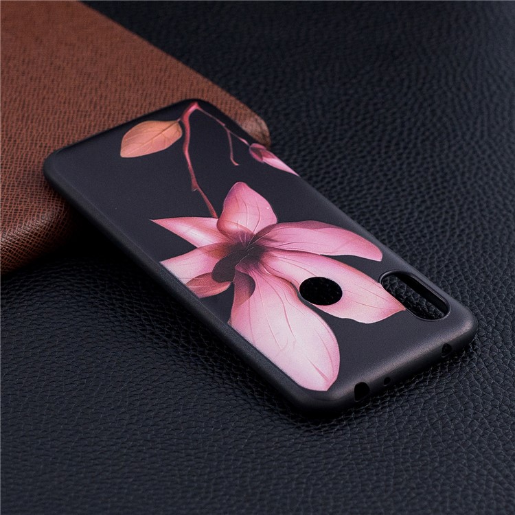 Patterned Embossed TPU Case for Xiaomi Redmi Note 6 Pro - Flower Pattern-7