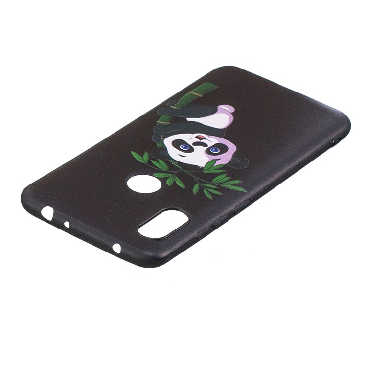 Pattern Printing Embossed Flexible TPU Shell for Xiaomi Redmi Note 6 Pro - Panda Pattern-4