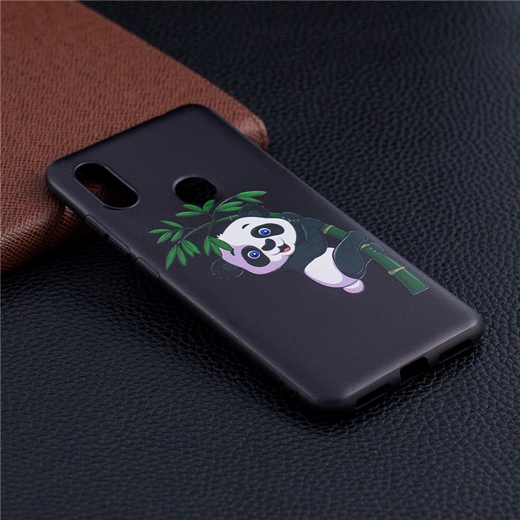 Pattern Printing Embossed Flexible TPU Shell for Xiaomi Redmi Note 6 Pro - Panda Pattern-6