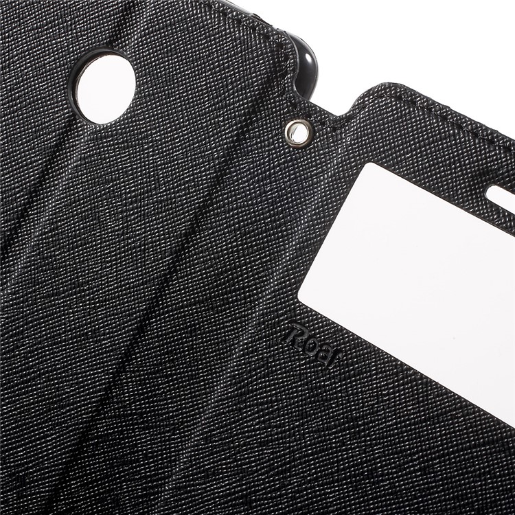 ROAR KOREA View Window Leather Stand Case for Xiaomi Redmi 3S - Black-6