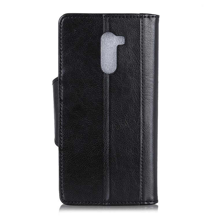 For Xiaomi Pocophone F1 / Poco F1 (India) Textured PU Leather Wallet Mobile Case with Stand - Black-9