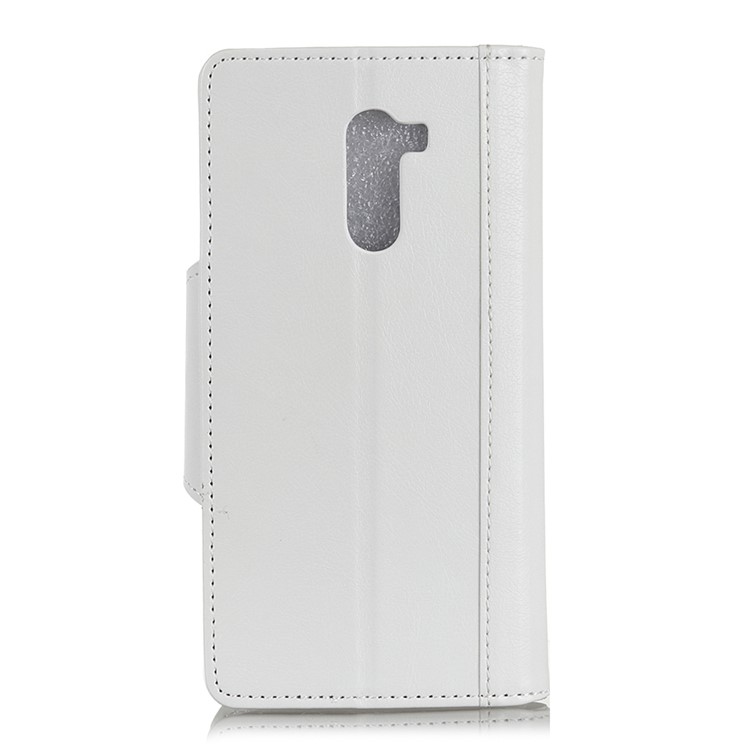For Xiaomi Pocophone F1 / Poco F1 (India) Textured PU Leather Wallet Mobile Cover with Stand - White-3
