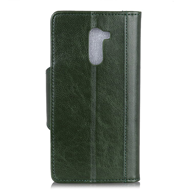 For Xiaomi Pocophone F1 / Poco F1 (India) Textured PU Leather Wallet Mobile Shell with Stand - Green-4