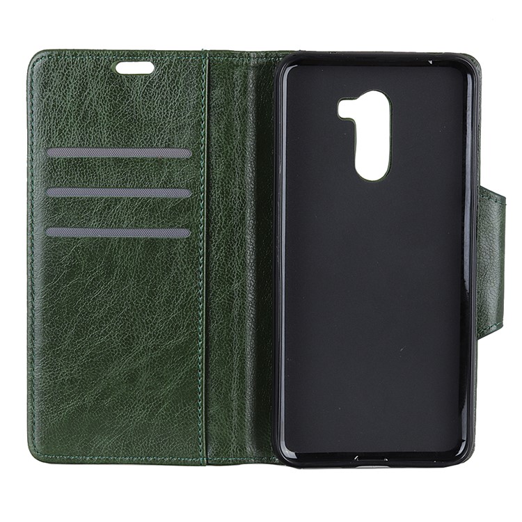 For Xiaomi Pocophone F1 / Poco F1 (India) Textured PU Leather Wallet Mobile Shell with Stand - Green-5