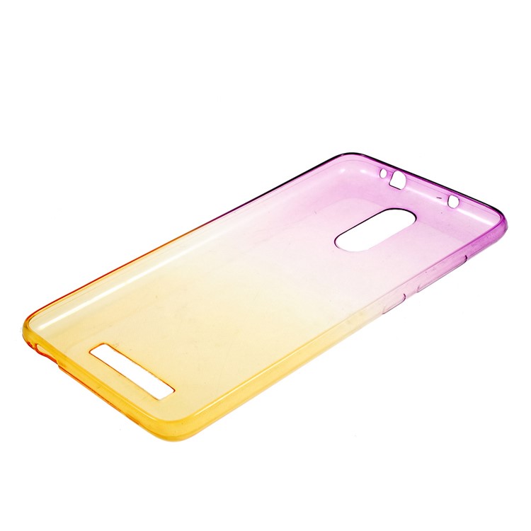Gradient Color TPU Case for Xiaomi Redmi Note 3 / Note 3 Pro - Purple / Yellow-2