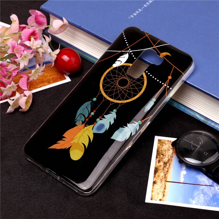 Luminous IMD Patterned Soft TPU Featherweight Mobile Case for Xiaomi Pocophone F1 / Poco F1 (India) - Dream Catcher-1