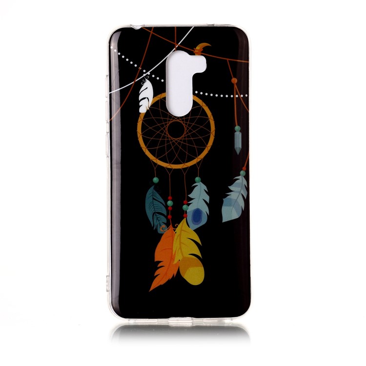 Luminous IMD Patterned Soft TPU Featherweight Mobile Case for Xiaomi Pocophone F1 / Poco F1 (India) - Dream Catcher-2