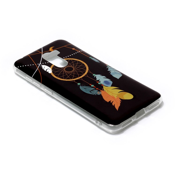 Luminous IMD Patterned Soft TPU Featherweight Mobile Case for Xiaomi Pocophone F1 / Poco F1 (India) - Dream Catcher-3