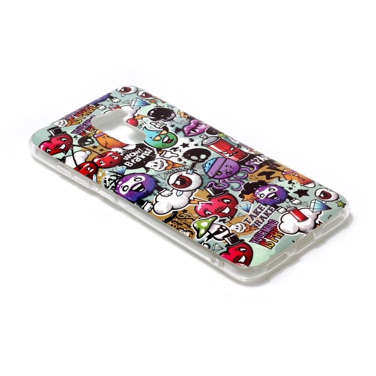 Luminous IMD Patterned Soft TPU Ultra-thin Protection Casing for Xiaomi Pocophone F1 / Poco F1 (India) - Sundry Patterns-3