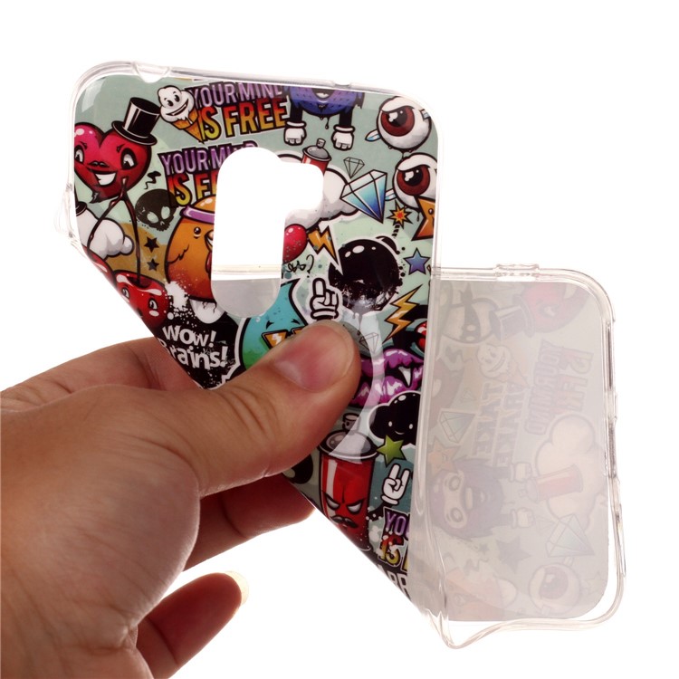 Luminous IMD Patterned Soft TPU Ultra-thin Protection Casing for Xiaomi Pocophone F1 / Poco F1 (India) - Sundry Patterns-4