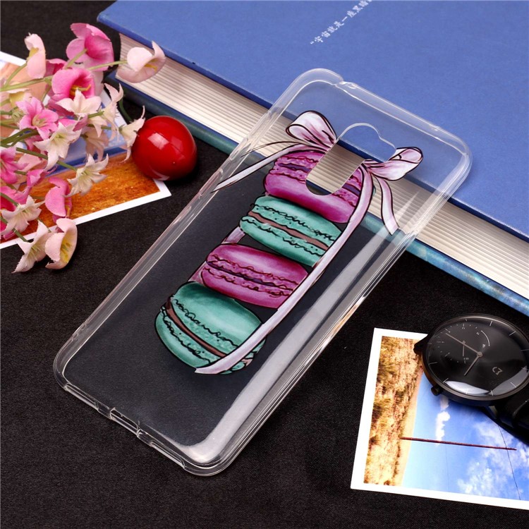 Pattern Printing IMD TPU Soft Phone Case Accessory for Xiaomi Pocophone F1 / Poco F1 (India) - Macaroon Pattern-1