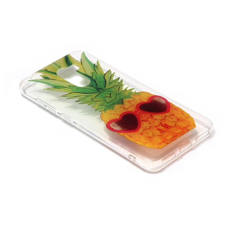 Patterned IMD TPU Soft Mobile Phone Case Accessory for Xiaomi Pocophone F1 / Poco F1 (India) - Pineapple with Glasses-3