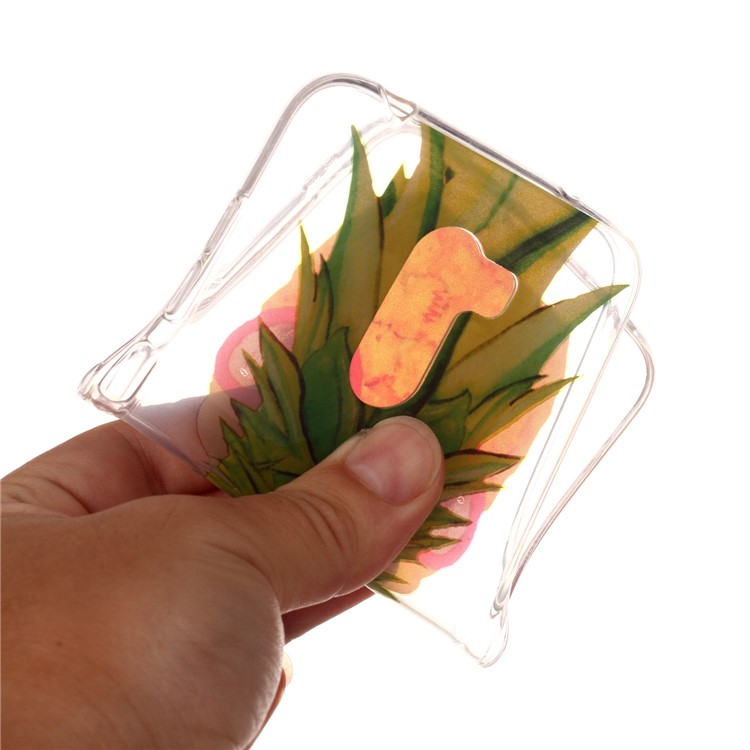Patterned IMD TPU Soft Mobile Phone Case Accessory for Xiaomi Pocophone F1 / Poco F1 (India) - Pineapple with Glasses-4