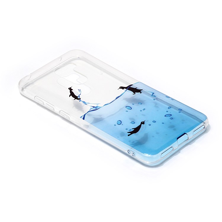Pattern Printing IMD TPU Soft Phone Casing for Xiaomi Pocophone F1 / Poco F1 (India) - Lovely Penguin-3