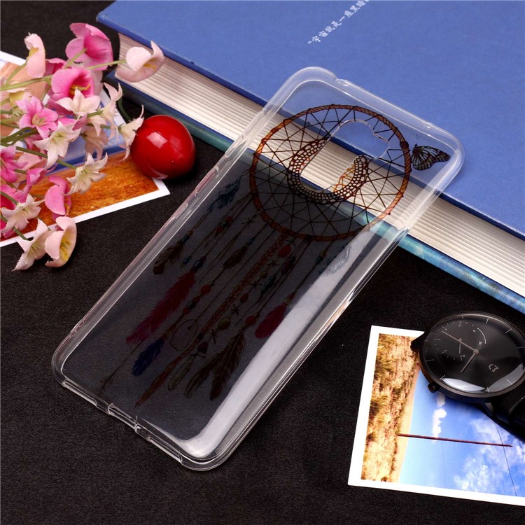 Pattern Printing IMD TPU Soft Lightweight Case Accessory for Xiaomi Pocophone F1 / Poco F1 (India) - Dream Catcher and Butterfly-1