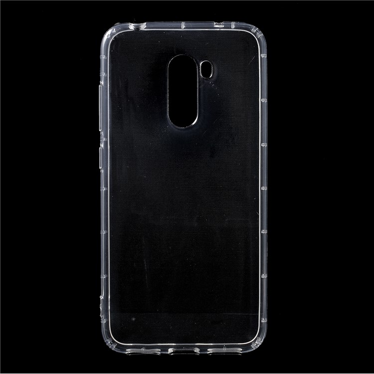 Crystal Clear TPU Protection Phone Case Drop-resistant for Xiaomi Pocophone F1 / Poco F1 (India)-1