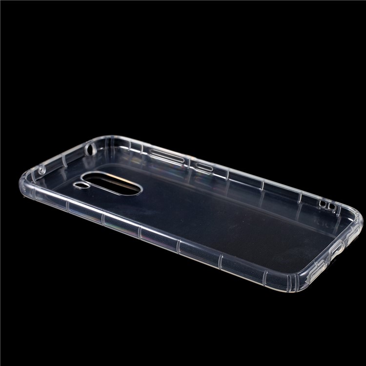 Crystal Clear TPU Protection Phone Case Drop-resistant for Xiaomi Pocophone F1 / Poco F1 (India)-2