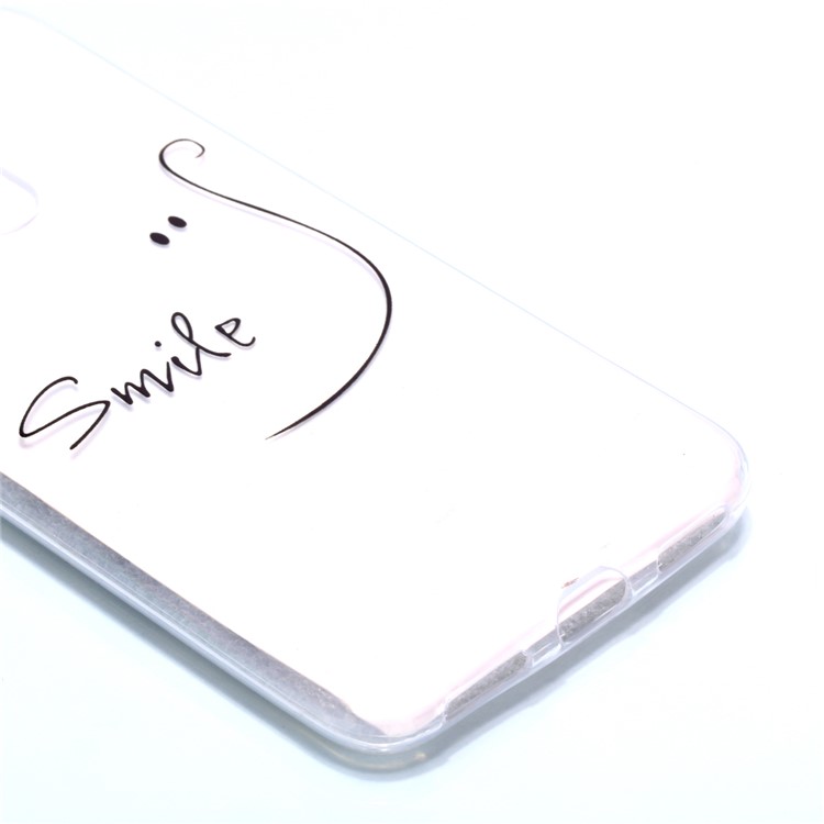 Padrão De Impressão TPU Case Capa Shell Para Xiaomi Pocophone F1 / Poco F1 Na Índia - Padrão De Sorriso-3