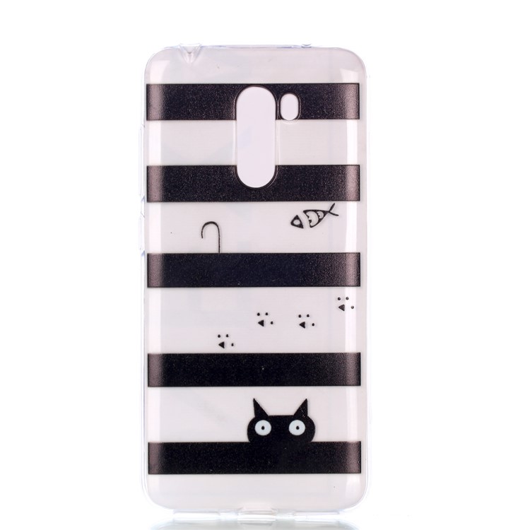 Pattern Printing TPU Case Accessory for Xiaomi Pocophone F1 / Poco F1 in India - Stripes Pattern-2