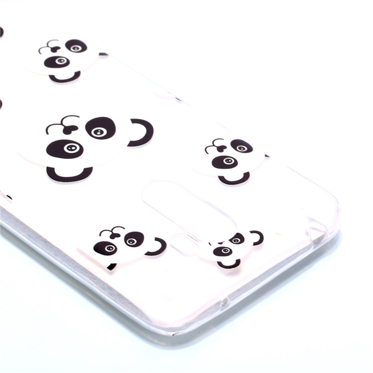 Padrão De Impressão TPU Caso Capa Mole Para Xiaomi Pocophone F1 / Poco F1 Na Índia - Panda Padrão-4