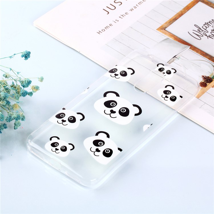 Padrão De Impressão TPU Caso Capa Mole Para Xiaomi Pocophone F1 / Poco F1 Na Índia - Panda Padrão-6