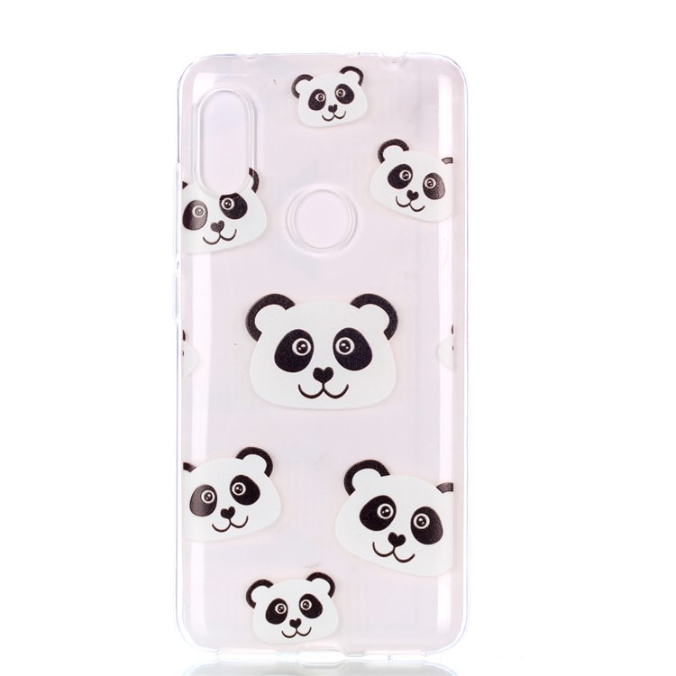Patterned Soft TPU Protective Mobile Cover for Xiaomi Redmi Note 6 Pro - Cute Panda-2