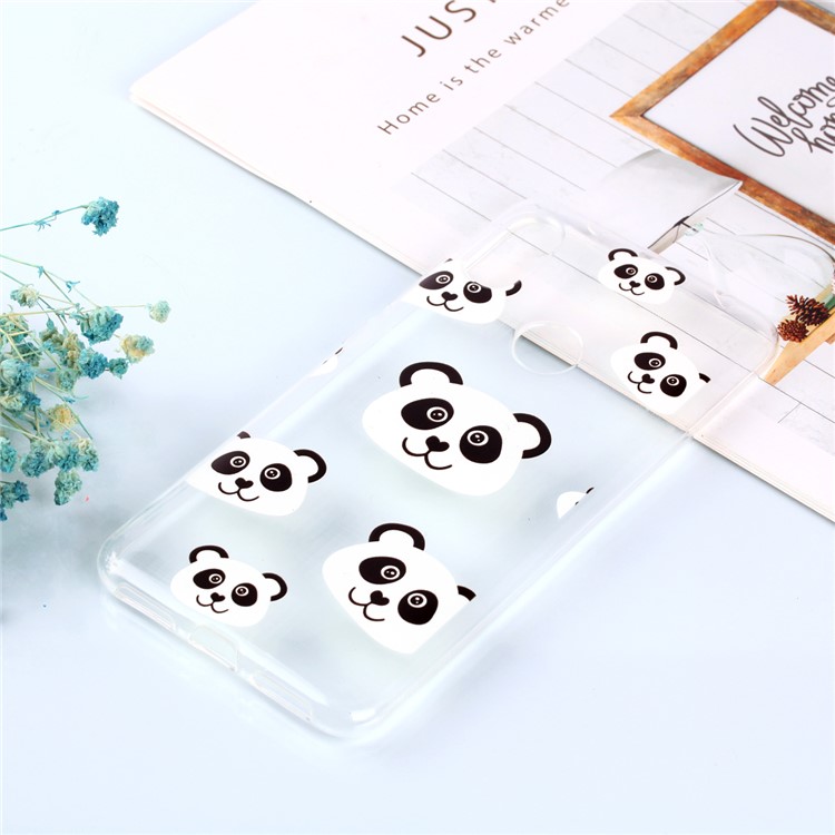 Patterned Soft TPU Protective Mobile Cover for Xiaomi Redmi Note 6 Pro - Cute Panda-6