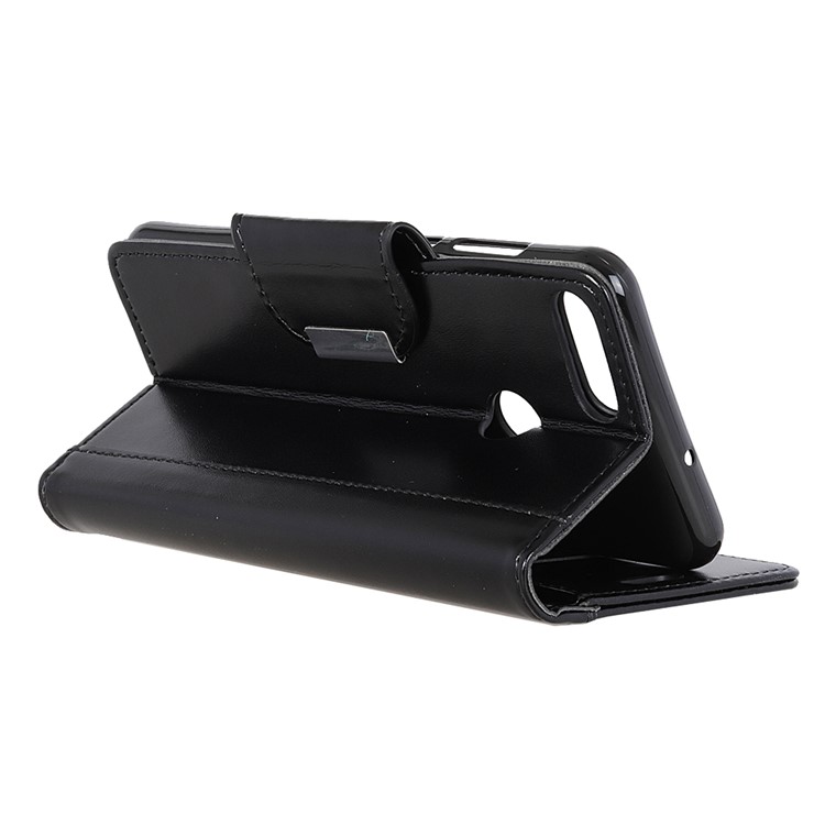 For Xiaomi Mi 8 Lite / Mi 8 Youth (Mi 8X) PU Leather Case / Wallet / Stand / Double-sided Magnetic Strap - Black-8