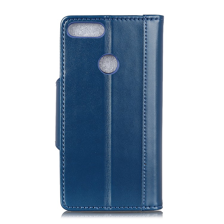 For Xiaomi Mi 8 Lite / Mi 8 Youth (Mi 8X) PU Leather Mobile Cover / Wallet / Stand / Double-sided Magnetic Strap - Blue-3