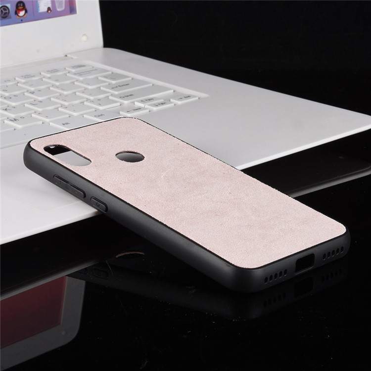 Retro Velvet Cloth Coated PC + TPU Hybrid Phone Shell for Xiaomi Mi A2 Lite / Redmi 6 Pro - Pink-5