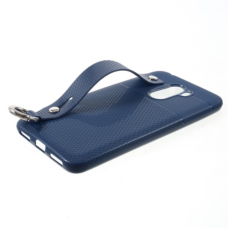 Triangle Pattern TPU Mobile Phone Cover for Xiaomi Pocophone F1 / Poco F1 (India) - Blue-2