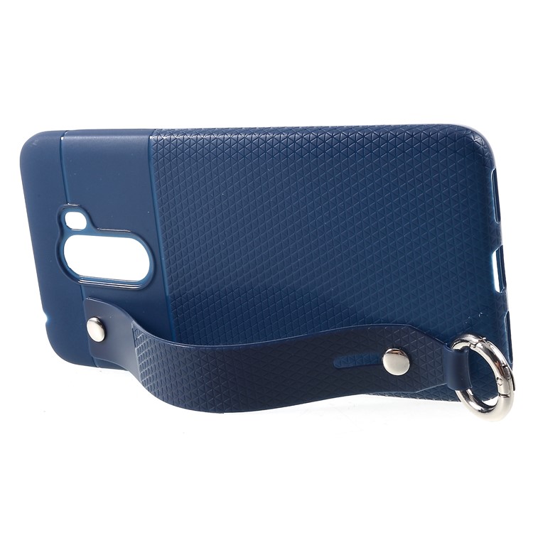 Triangle Pattern TPU Mobile Phone Cover for Xiaomi Pocophone F1 / Poco F1 (India) - Blue-3